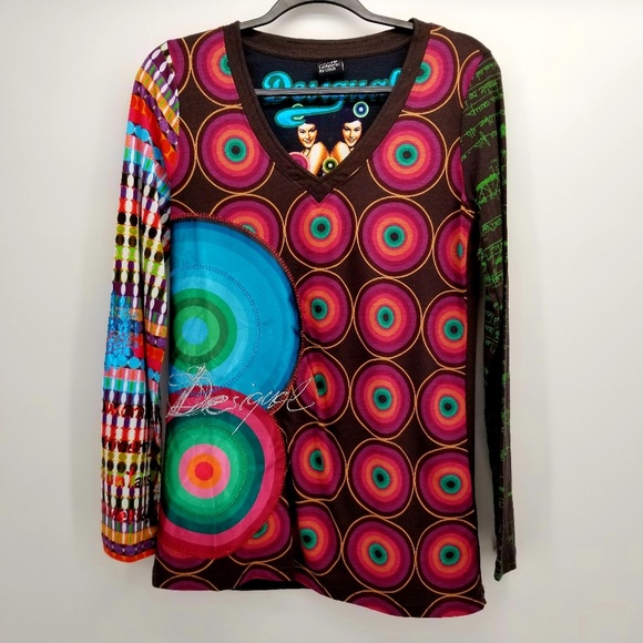 Desigual Tops - Desigual Disco Boho Long Sleeve